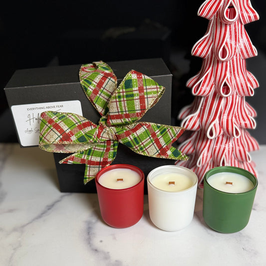 Mini Holiday Candle Trio